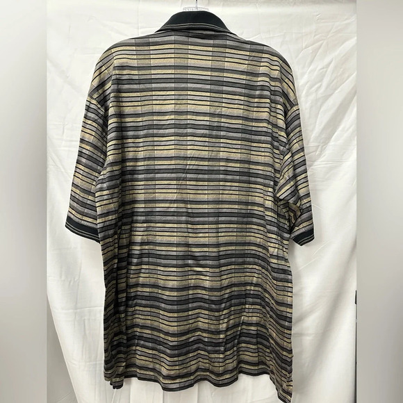 Descente International Collection Egyptian Cotton Polo Golf Shirt Men’s L - Picture 5 of 5